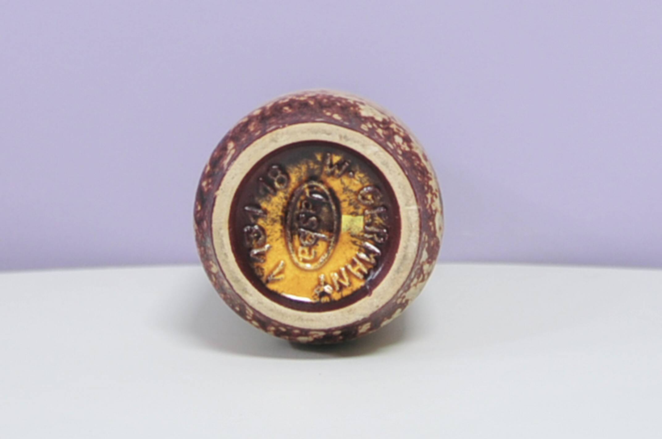 Beige tapered West Germany vase