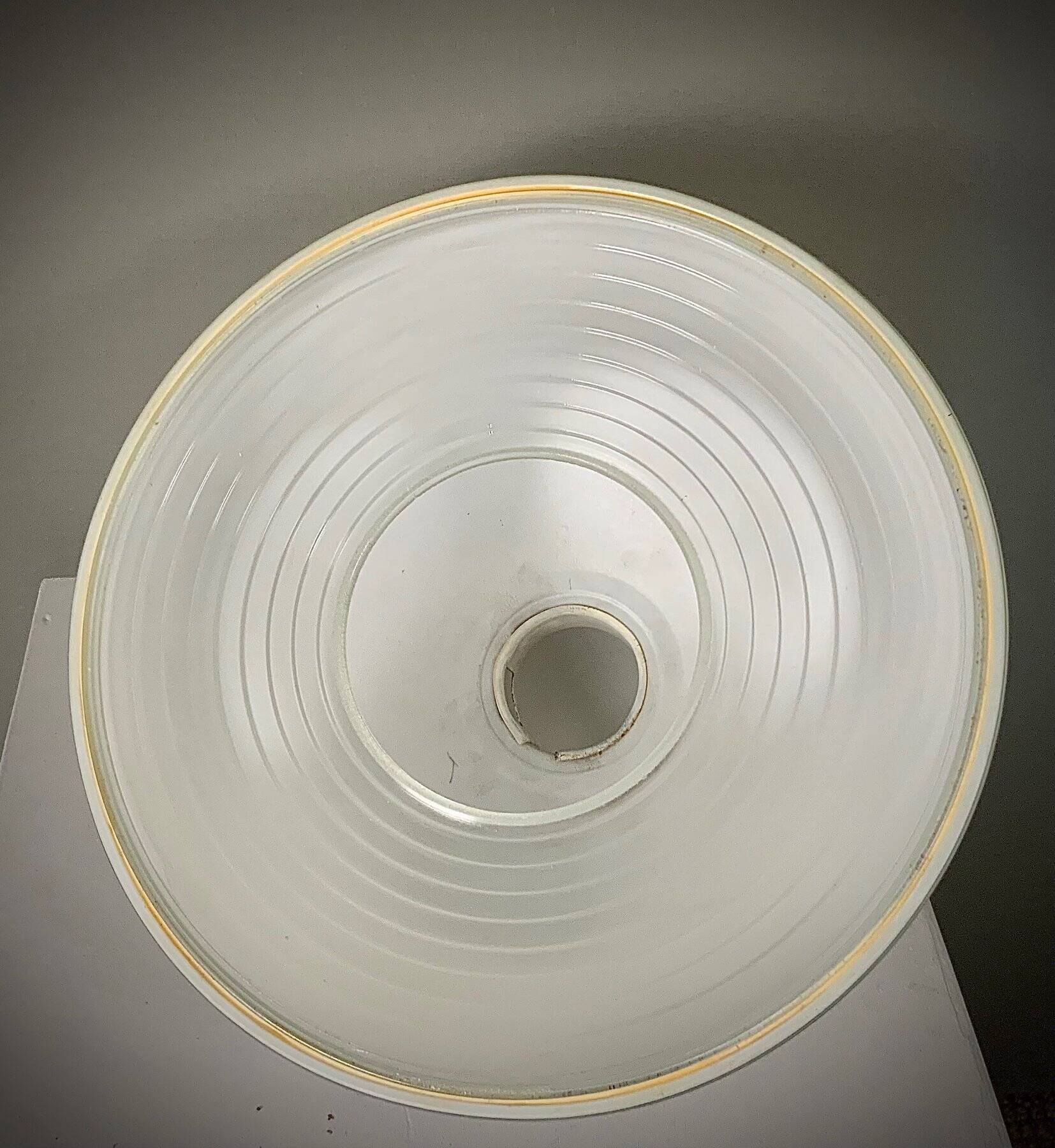 Vintage Modernist Suspension • Holophane • 1950