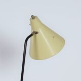 Lampadaire grasshopper par willem van doorn | années 1960, milieu du siècle, jaune