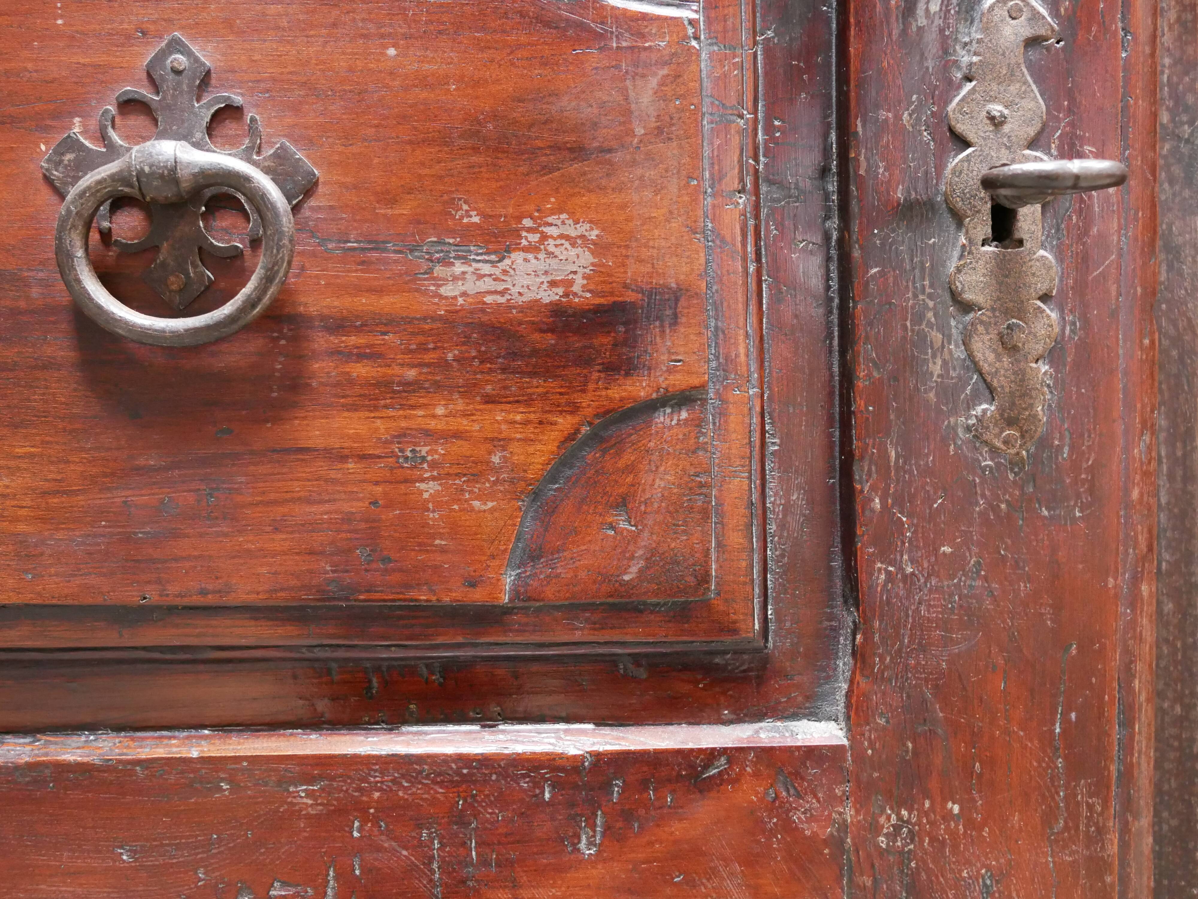 Antique wooden wardrobe