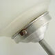 Glass hanging art deco ceiling light. aluminium structure