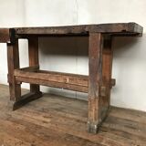 Carpenter Workbench raw wood end 1900