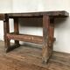 Carpenter Workbench raw wood end 1900