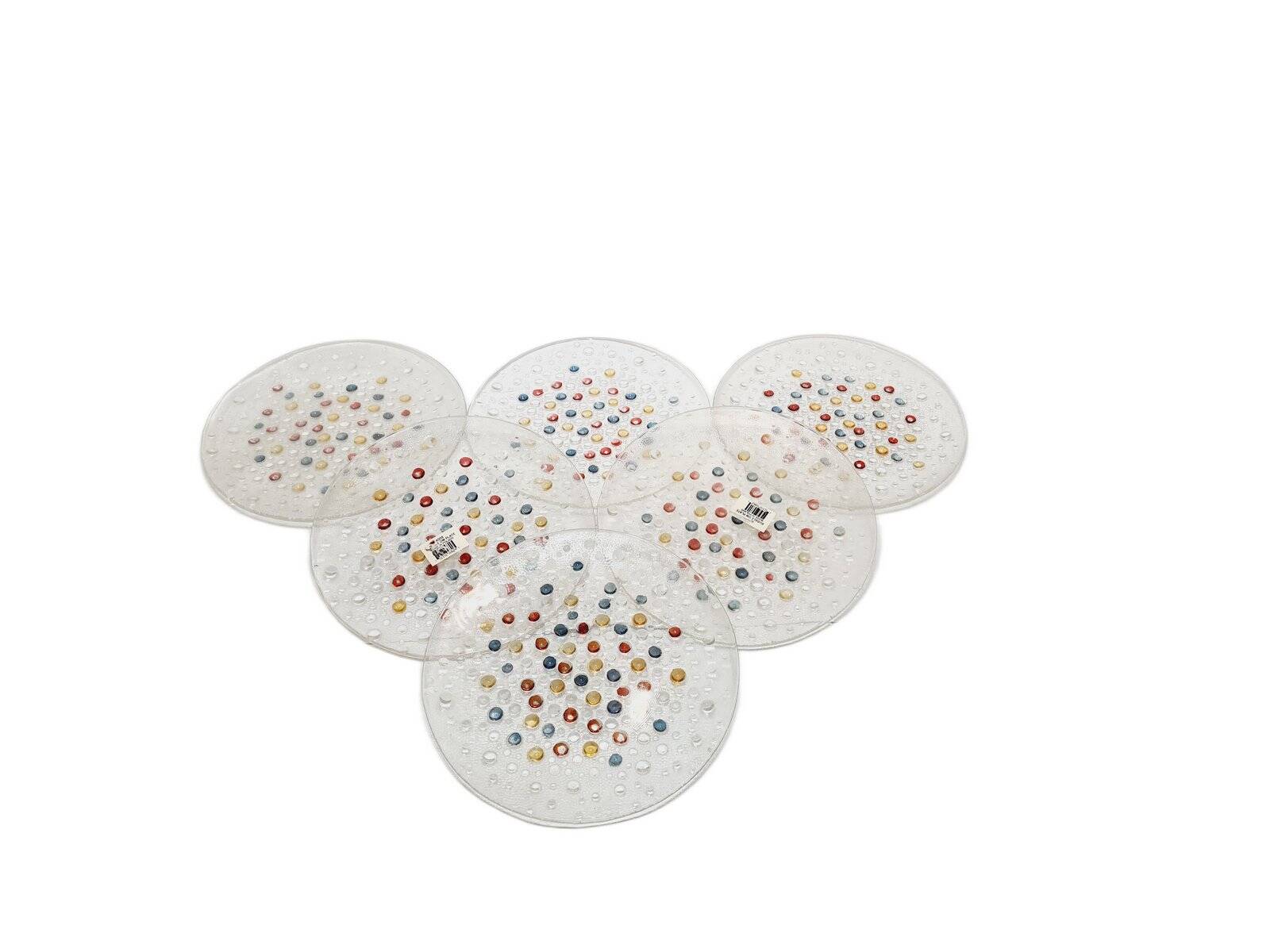 Rotor dessert set by J. Drost for Ząbkowice Gospodarcza Huta, Poland, 1970s, set of 6
