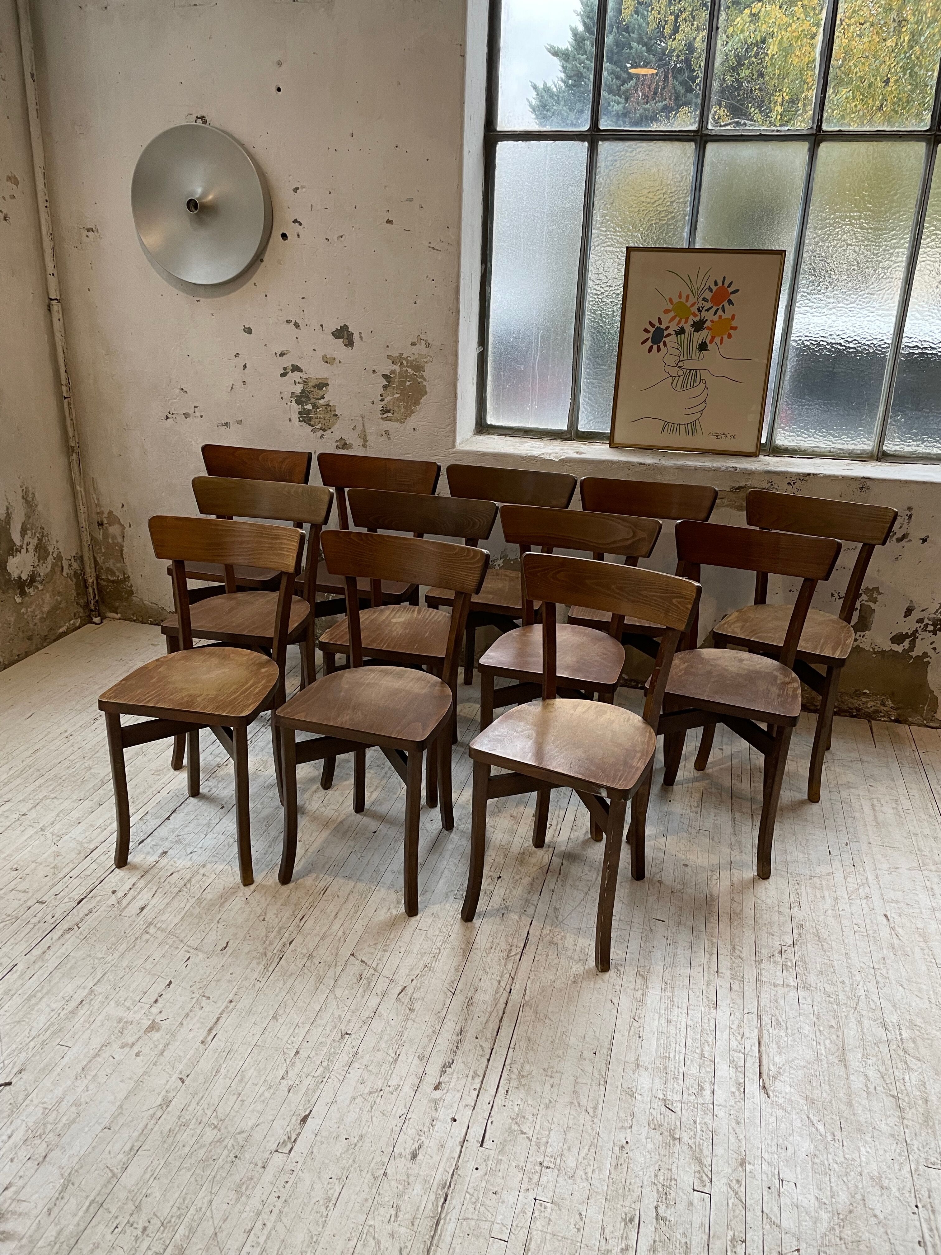 12 Baumann bistro chairs