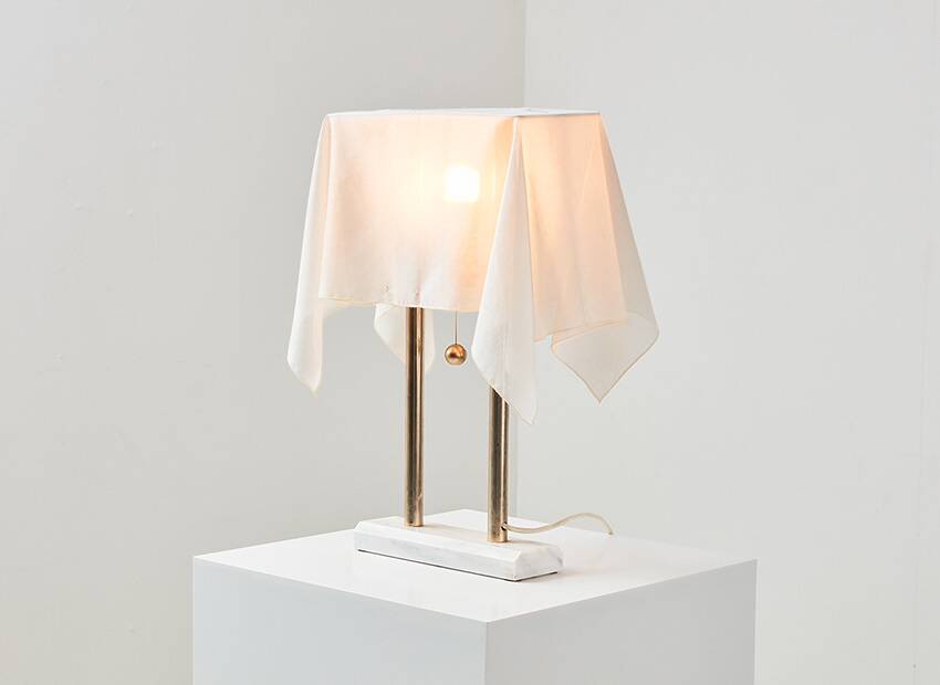Lampe de table Kazuhide Takahama Nefer 1 pour Sirrah Italie années 1980