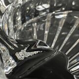 Vintage crystal shell ashtray