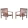 Wenge armchairs by Jørn Nilson, Denmark, 1966, Set of 2