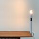 Periscopio clamp table lamp from the Italian space age mid-century by Danilo & Corrado Aroldi for Stilnovo, 1960s.