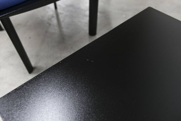 Set de 2 fauteuils et table basse design patrice bonneau édition genexco 19