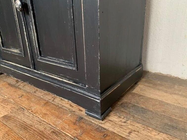 Craft furniture look industrial 2 doors 2 drawers raw tray early 2Xth