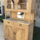 Two-body oak sideboard from the 1940s; stripped