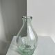 Vintage ovoid glass vase 70cl "Registered model" H:23cm
