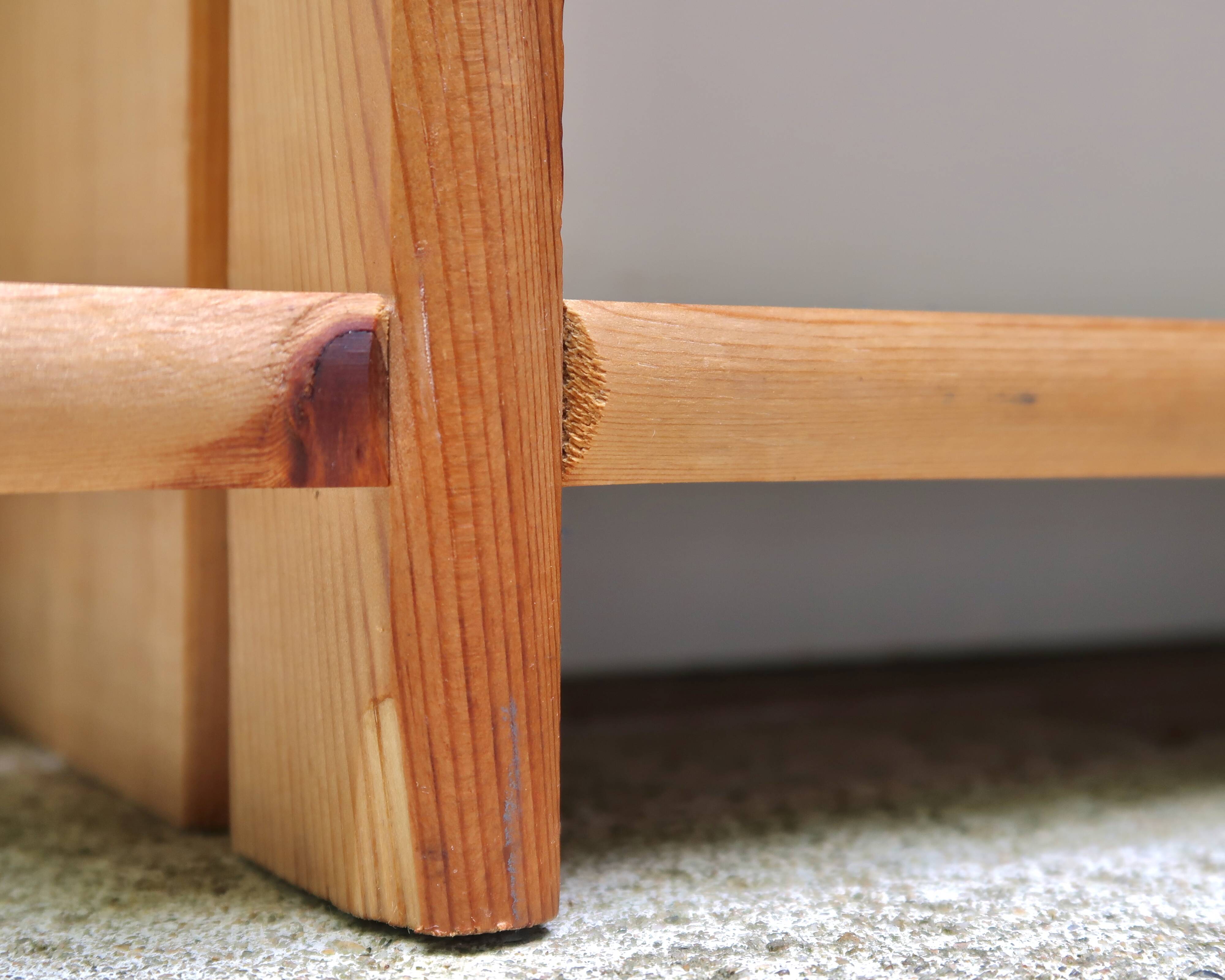 Pine wall shelf Maison Regain, 1970s