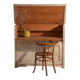 Ancienne commode de bureau blanche (vers 1920)