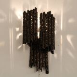 Brutalist wall lamp  designed by Marcello Fantoni, manufactured in Italy 1960