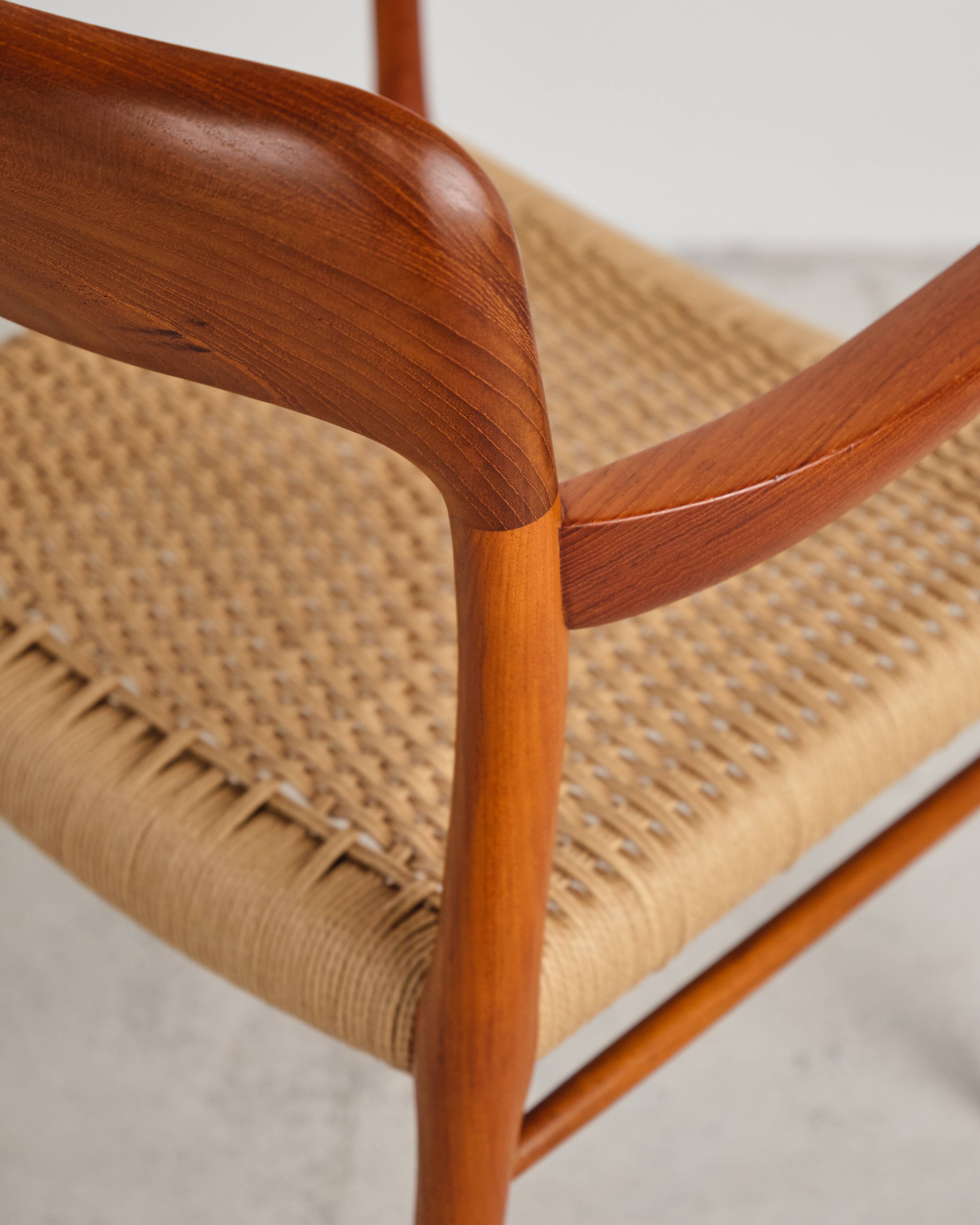 Armchair 56 in teak from the mid-century by Niels O. Møller, J.L. Moller