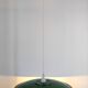 Large green industrial workshop pendant light 50 cm, ceramic socket