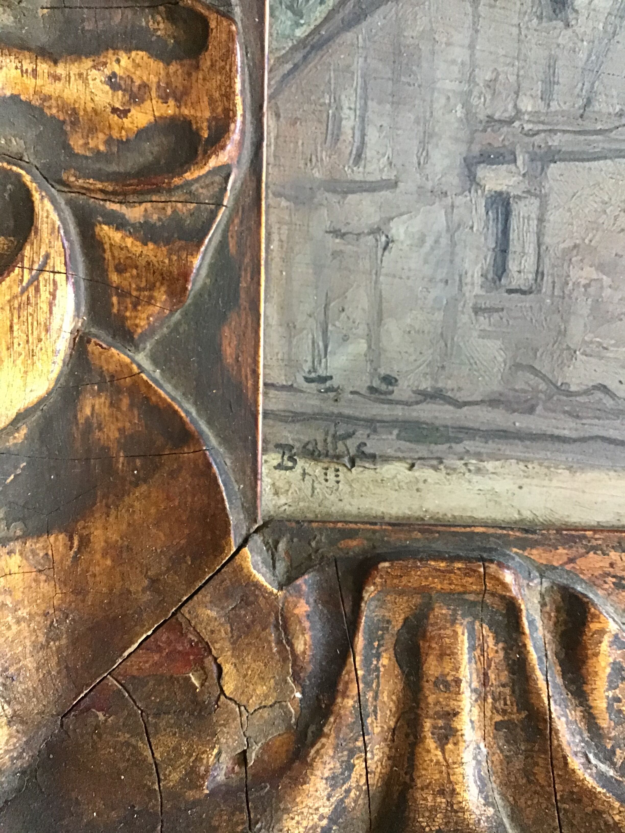 Oil on wood Théodore Balke