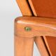 Original scandinavian armchair, restored, 1960s, russet, velvet