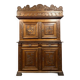 Montbéliard buffet with 4 Renaissance-style shutters in solid oak circa 1850