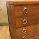 Commode en noyer et marbre