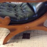 Fauteuil Chesterfield vert