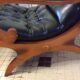 Green Chesterfield armchair