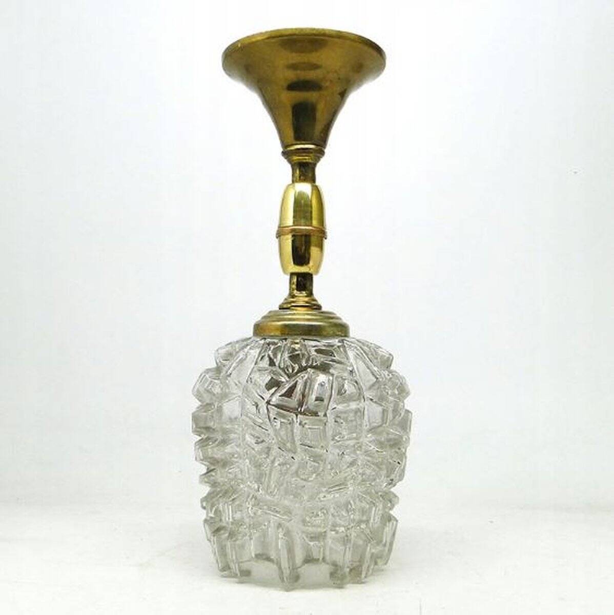 Lampe à pendentif postmoderne, Pologne, années 1970