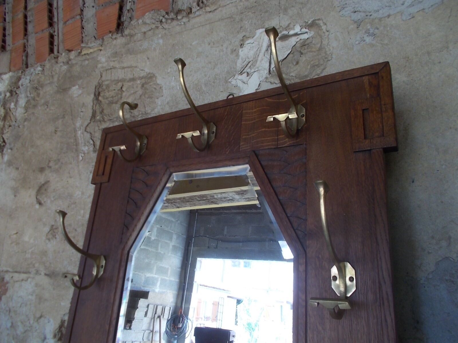 Art Deco coat rack wardrobe