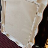 Miroir en plâtre ondulé