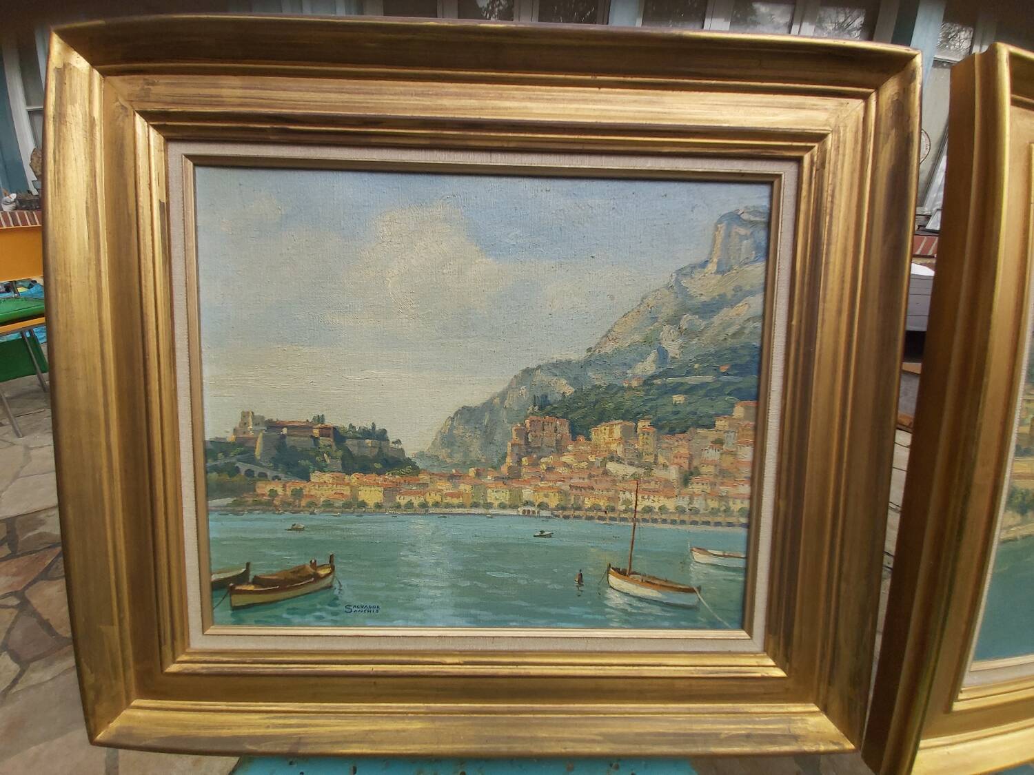 Tableaux Monaco, huile sur toile