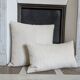 Chevron corduroy cushion