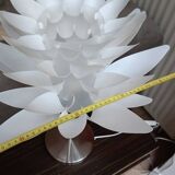 Lampe de salon fleur de lotus années 80