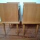 Paire de chevets scandinave pieds compas