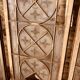 Set of 4 decorative carved glass windows from the 1900s