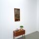 Ensemble en teck danois avec commode AP Mobler et miroir vintage.