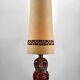 Important ceramic lamp / floor lamp, Owl, by Walter Gerhards