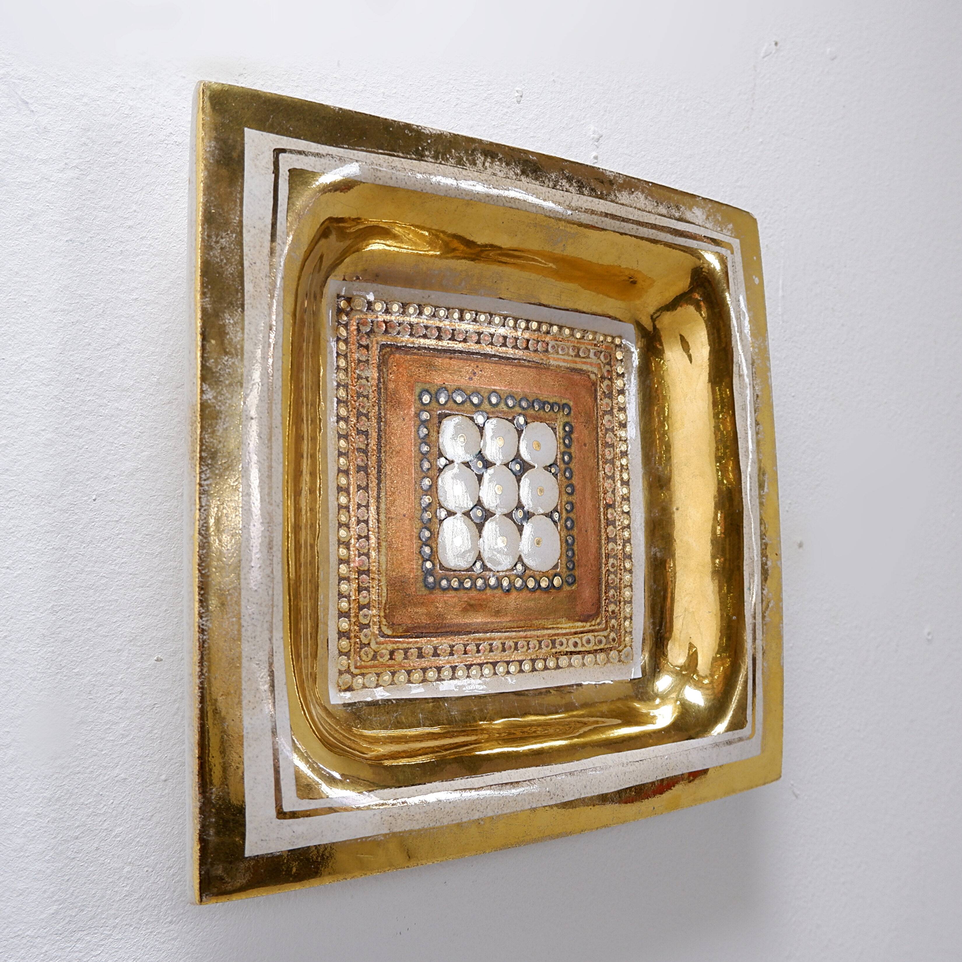 Vintage ceramic wall plate or trinket tray by Georges Pelletier - 1970