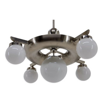 Functionalism or bauhaus chandelier by Ias, 1920s