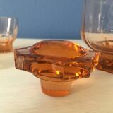 Set of carafe and its six small glasses