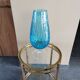 Light blue glass vintageform vase