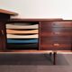 Executive Desk in Rosewood by Arne Vodder for Sibast Møbelfabrik, Denmark, 1950s or 1960s