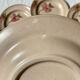 Pink Gien dessert plates
