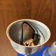 2 suspensions en verre Holophane 1950
