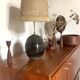 Vintage ceramic table lamp signed