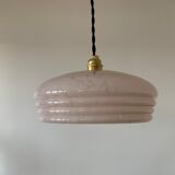Pink Clichy glass pendant lamp