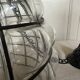 Glass and metal pendant light, Ulysses' garden