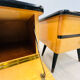 A pair of night cabinets
