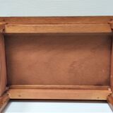 Bedside wood feet tapered 60s